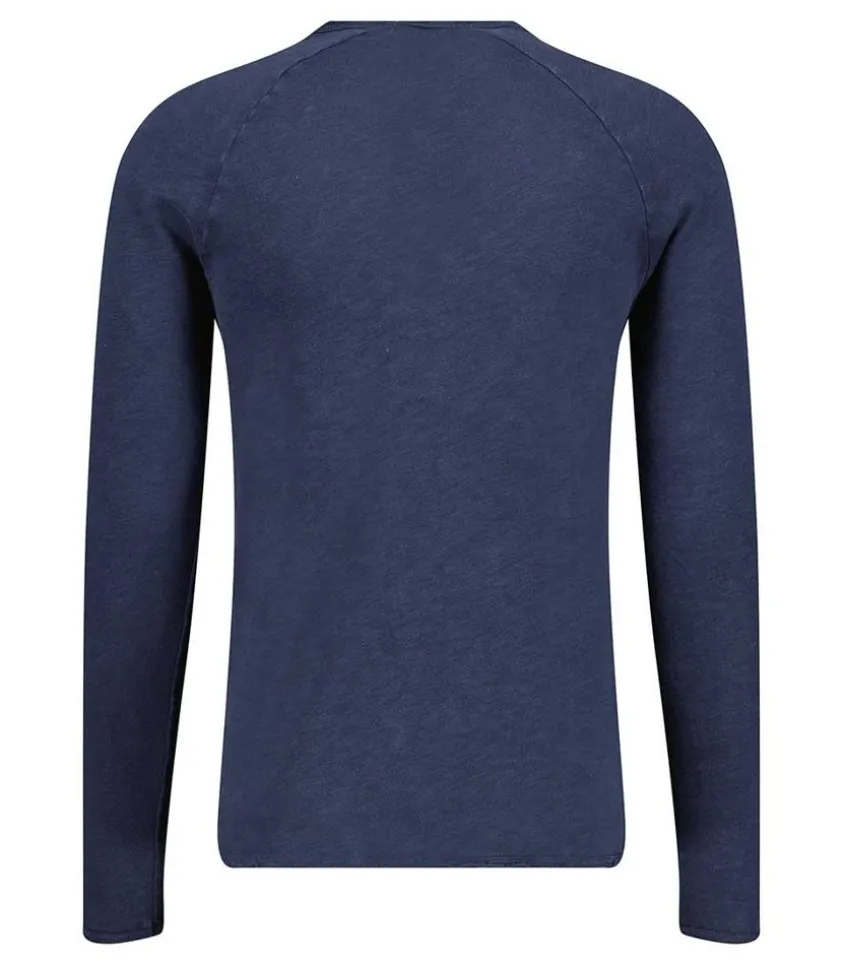 Tee-Shirt A Manches Longues Homme Sonoma Navy Vintage