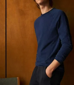 Tee-Shirt A Manches Longues Homme Sonoma Navy Vintage