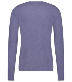 Tee-Shirt A Manches Longues Homme Bysapick Gris Mauve