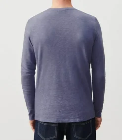 Tee-Shirt A Manches Longues Homme Bysapick Gris Mauve