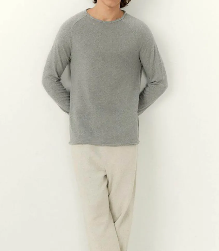 Tee-Shirt A Manches Longues Homme Sonoma Gris Chine