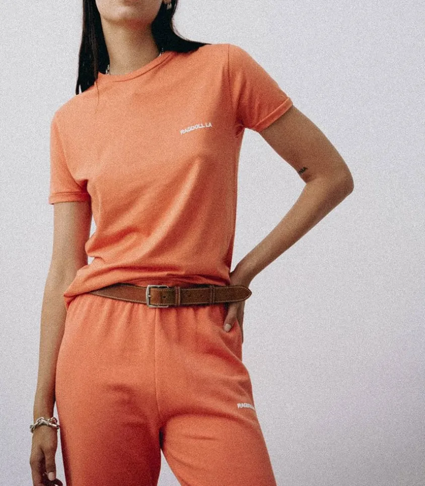 Tee-Shirt Easy Vintage Tiger Lily Red