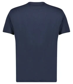 Tee-Shirt Homme A Col Rond Bleu