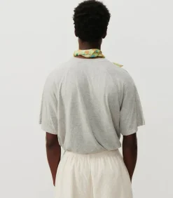 Tee-Shirt Homme Col Rond Ruzy Gris Clair Chine