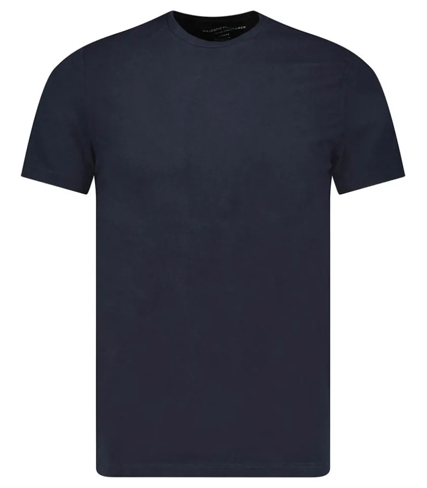 Tee-Shirt Homme Harold Col Rond Manches Courtes Marine