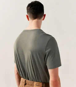 Tee-Shirt Homme Manches Courtes Devon Ardoise Vintage