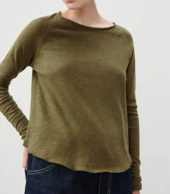 Tee-Shirt Sonoma Manches Longues Col Bateau Buisson Vintage