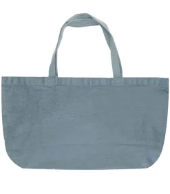 Tote Bag Doudou En Lin Vert De Gris