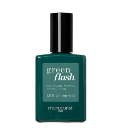 Vernis Semi-Permanent Top Coat Green Flash