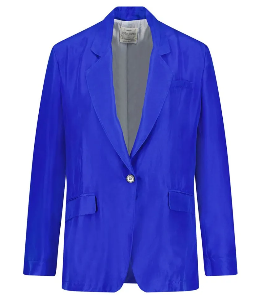 Veste En Soie Habotai Lapis