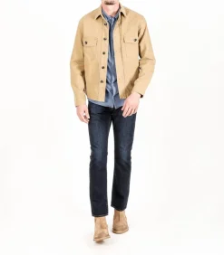 Veste En Toile Homme Andrea Camel