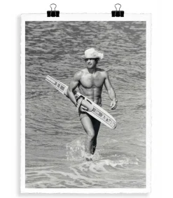 Affiche Belmondo Le Magnifique Ski Nautique 56 X 76 Cm