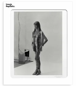 Affiche Francoise Hardy Robe Paco Rabanne 56 X 76 Cm