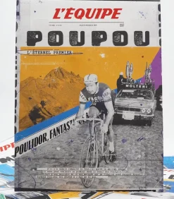 Affiche L'Equipe Poulidor 50 X 70Cm