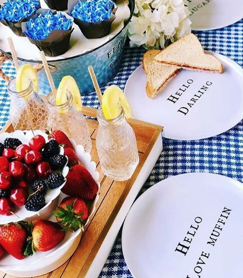 Assiette En Melamine "Hello Cupcakes"