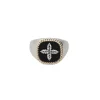 Bague Chevaliere Bowie Noir Diamants