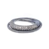 Bague Doublee Kirsten St Dia Argent Et Diamants Cognac