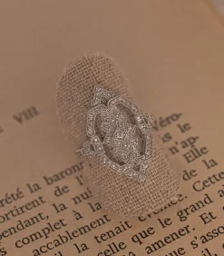 Bague Garbo En Or Blanc Et Diamants