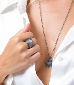 Bague Mad 1969 Argent Et Diamants