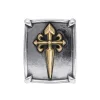 Bague New Cross En Argent Et Or