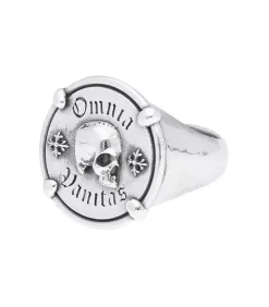 Bague Omnia Vanitas En Argent