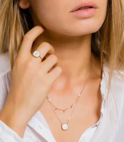 Bague Pierrot Blanc Et Diamants