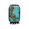 Bague Rectangulaire Turquoise Arizona