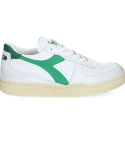 Baskets Homme Mi Low Used Bianco/Verde Verdeggiante