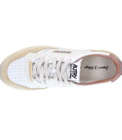 Baskets Homme Super Vintage Low Blanc Et Cafe