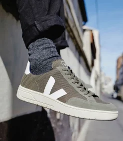 Baskets Homme V-12 B-Mesh Olive White