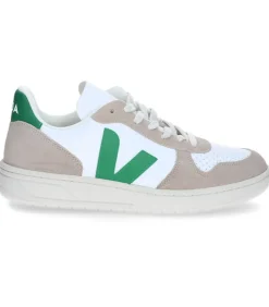 Baskets Homme V-10 Chromefree Leather White Emeraude Sahara