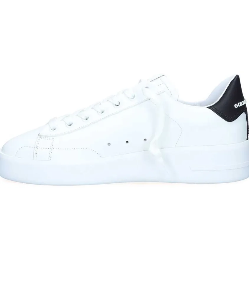 Baskets Purestar Cuir Blanc Noir