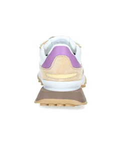 Baskets Rush Gr2 Low Nylon Cuir Suede Cream Avio