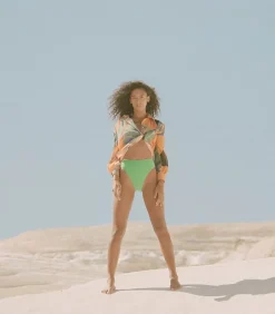 Blouse Manches Ballons Dancing Wood Orange