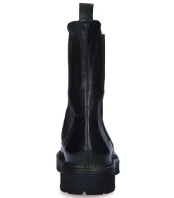 Boots Chelsea Monastero En Cuir Kaki