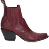 Boots Gaucho Long Stitch Cherry Red