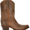 Boots Santiag Mex 10 Perro Loco Rust