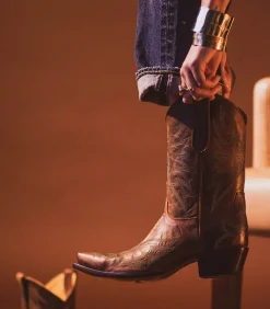 Boots Santiag Mex 10 Perro Loco Rust