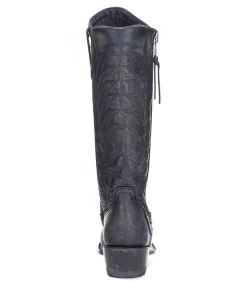 Boots Santiag Razz 13 Beige Black Rustik