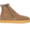 Boots Setsu Crochet Crepe Suede Camel/Khaki