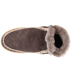 Boots Setsu Crochet Crepe Suede Chocolat/Beige