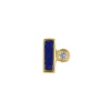 Boucle D'Oreille Bar Dot Stud Lapis