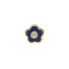 Boucle D'Oreille Stud Flower Lapis