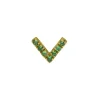 Boucle D'Oreille Stud V Tsavorites