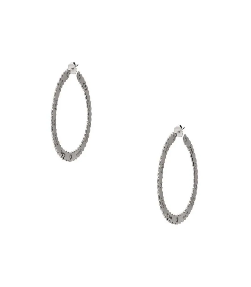 Boucles D'Oreilles Bolduc Argente