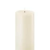 Bougie Led Pillar Ivoire, 10.1 X 20.3 Cm