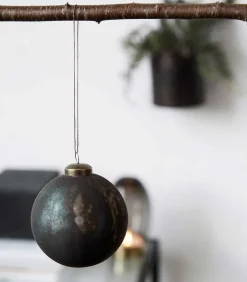 Boule De Noël Nuance Bleu Antique