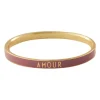 Bracelet Candy Word Amour Dark Pink