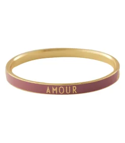 Bracelet Candy Word Amour Dark Pink