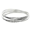Bracelet Edmond Rostand "Un Baiser" 5 Rangs Argent